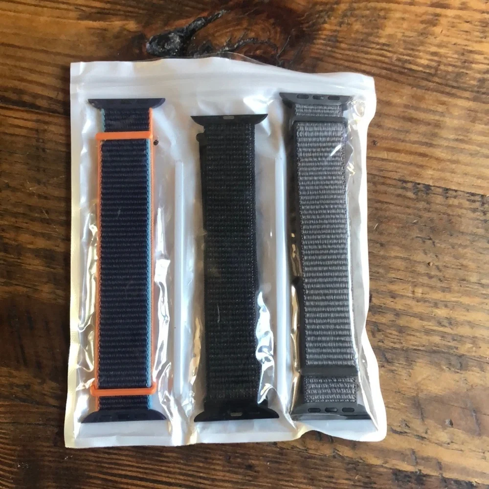 Pack of 5 sport bands for Apple Watch 45 44 42mm - Picture 1 of 2